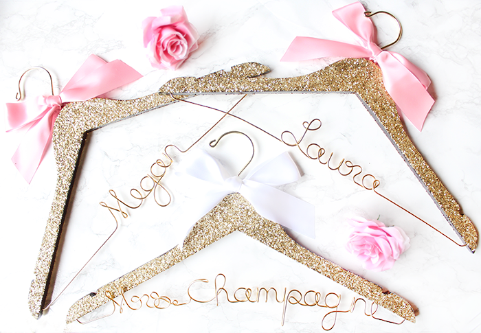 personalized wedding hanger