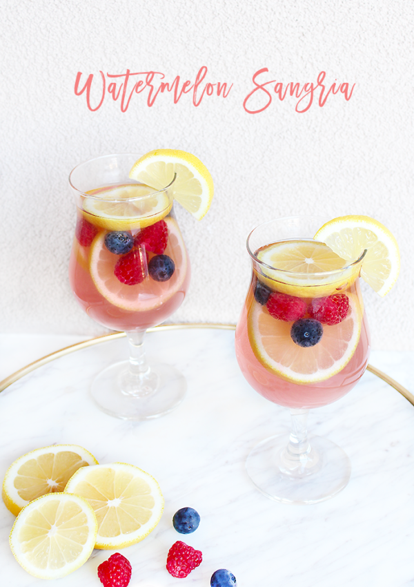 Watermelon Sangria Recipe