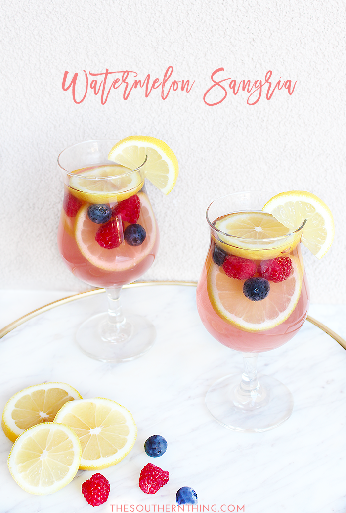 Watermelon Sangria Recipe