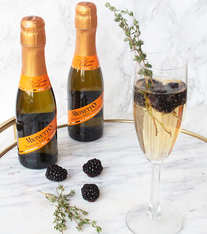 Blackberry Bourbon Fizz Recipe | NYE Drink Recipes