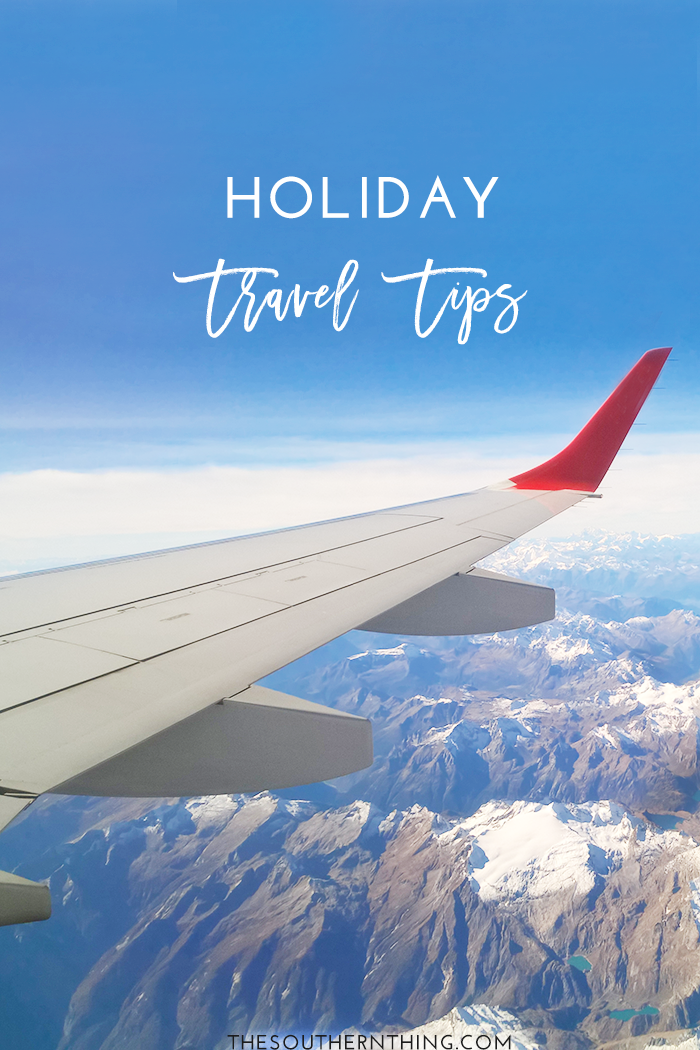 first holiday travel tips