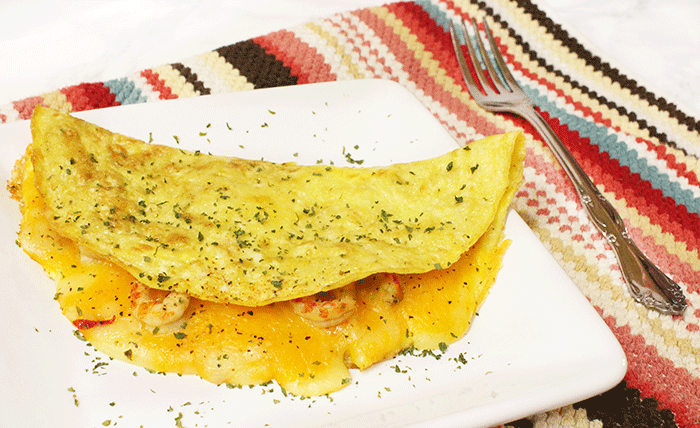 Cajun Crawfish Omelet