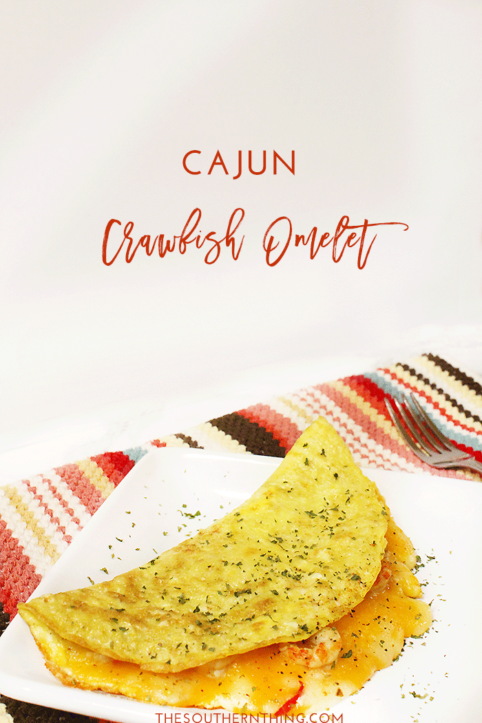 Cajun crawfish omelet recipe