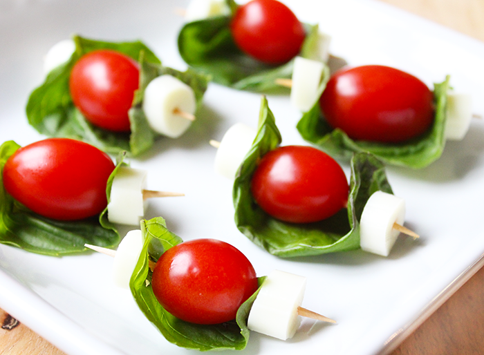 Caprese Salad Skewer Appetizer