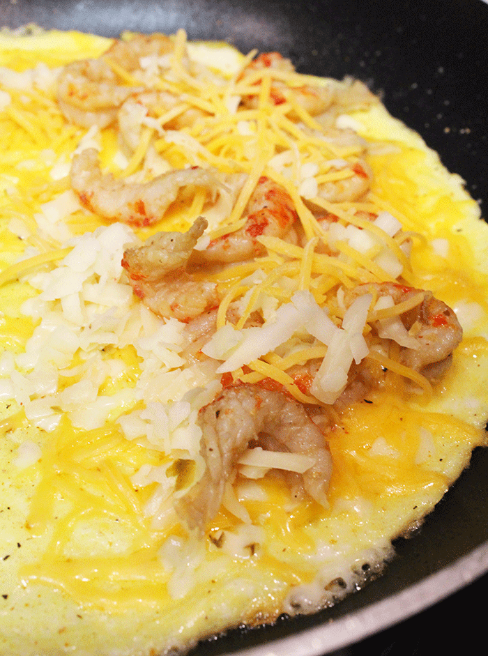 Crawfish Omelet Recipe