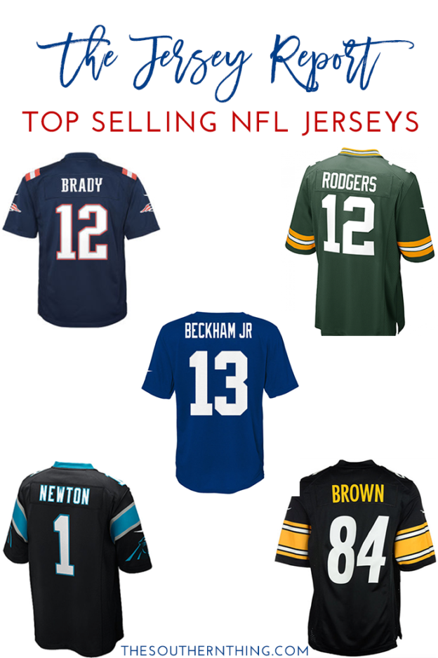 The Jersey Report Top Selling Most Popular NFL Jerseys