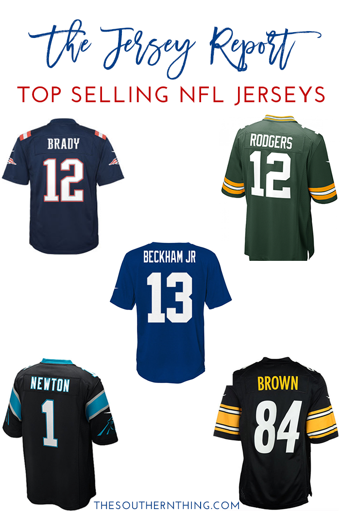 Top Selling Most Popular NFL Jerseys