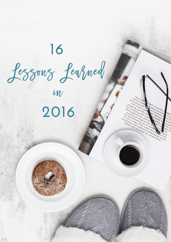 16 Lessons Learned in 2016