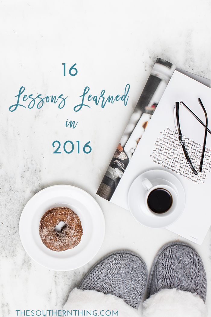 16 Lessons Learned in 2016