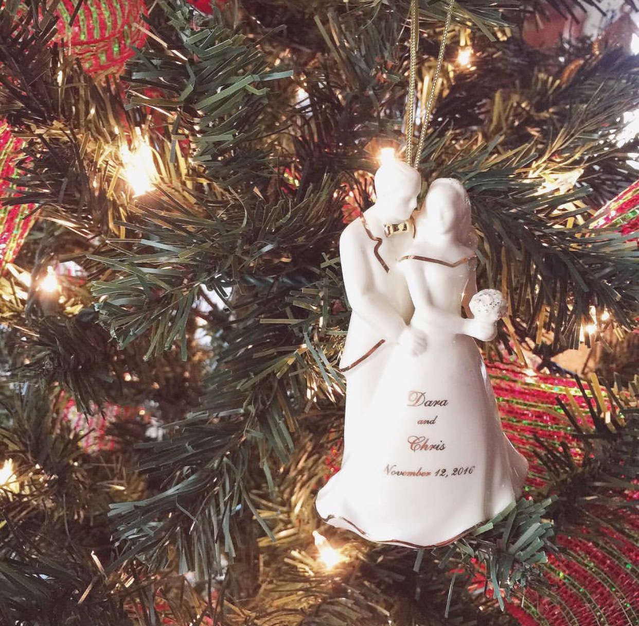 First Christmas Ornament for Married Couples