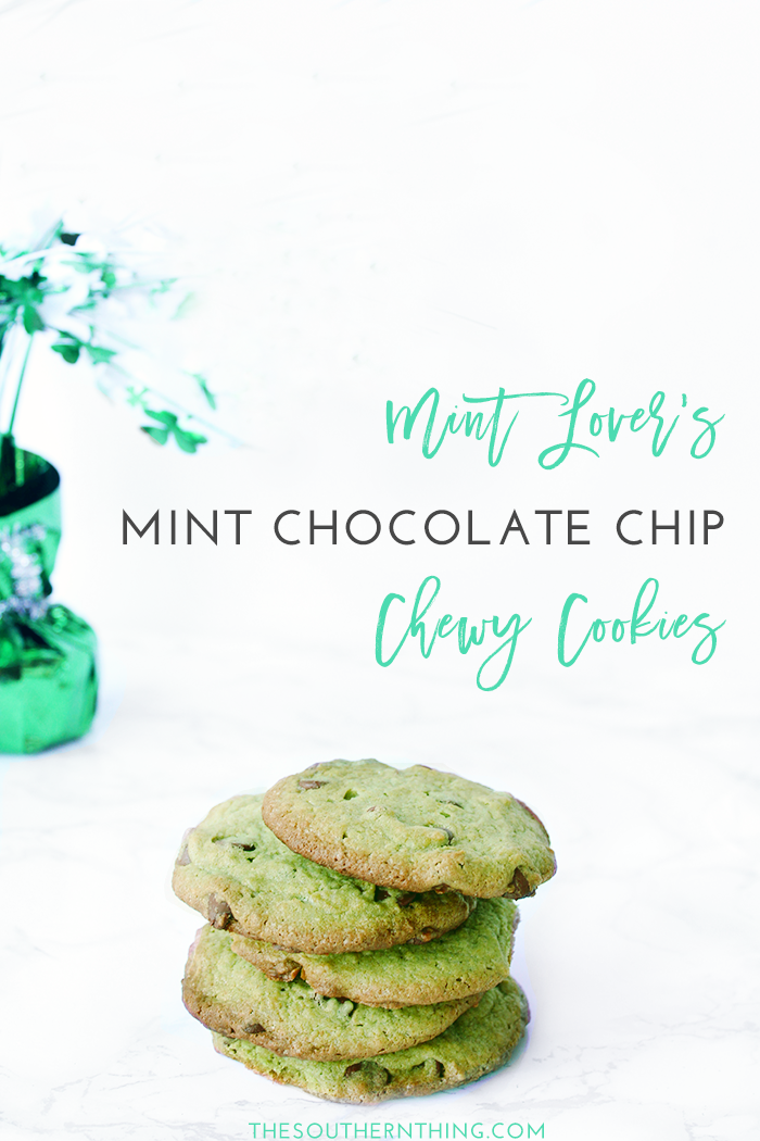 Mint Lover's Mint Chocolate Chip Cookies