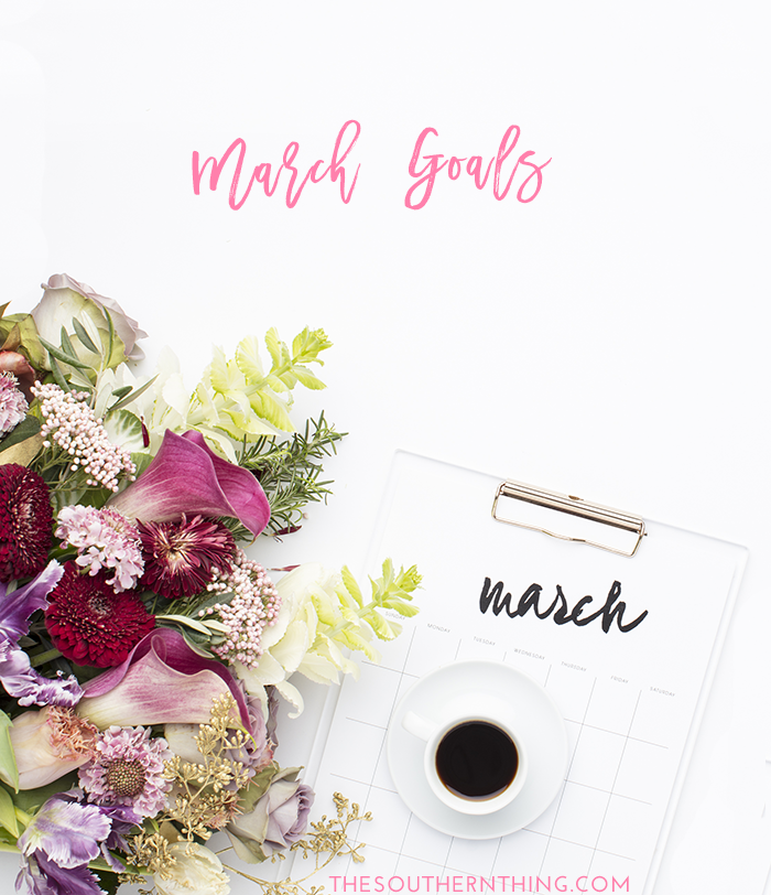 March Goals: Personal, Blog, & Business 