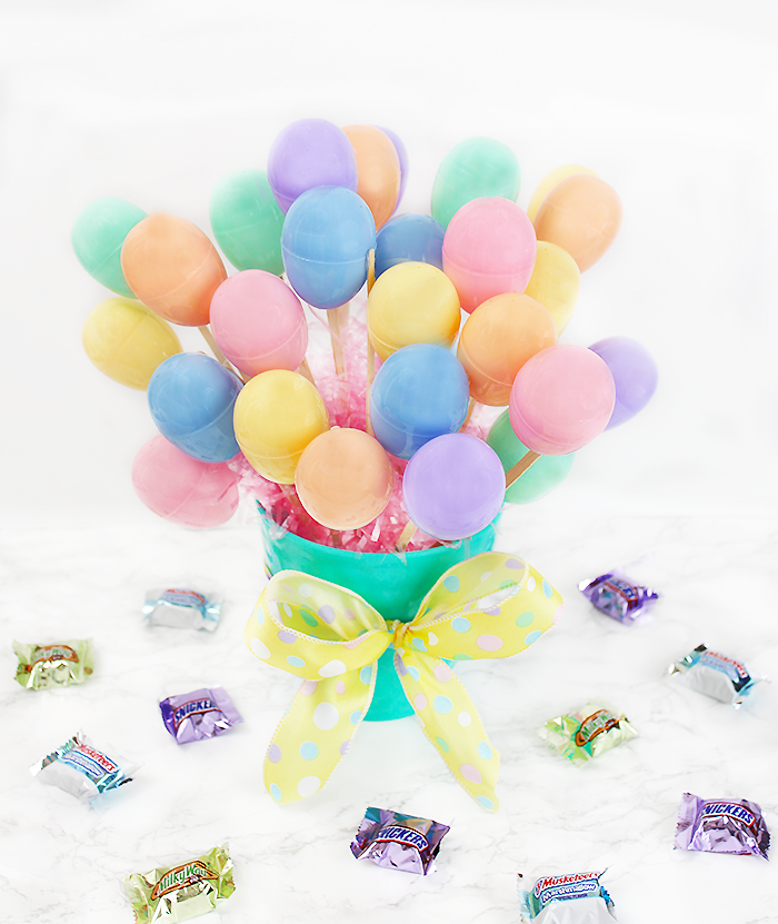 How to Make an Easter Egg Bouquet with Candy