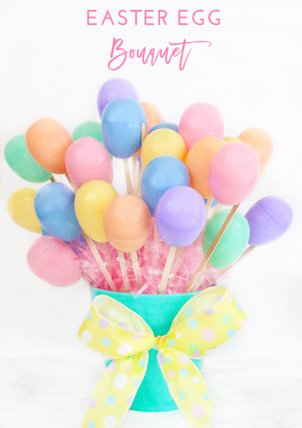 DIY Easter Egg Bouquet Tutorial: Easter Egg Hunt Ideas