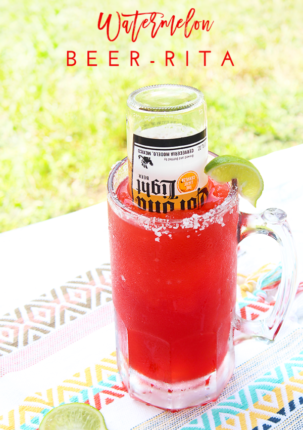 Watermelon Beer Rita | Watermelon Rita Corona Beer Margarita Recipe