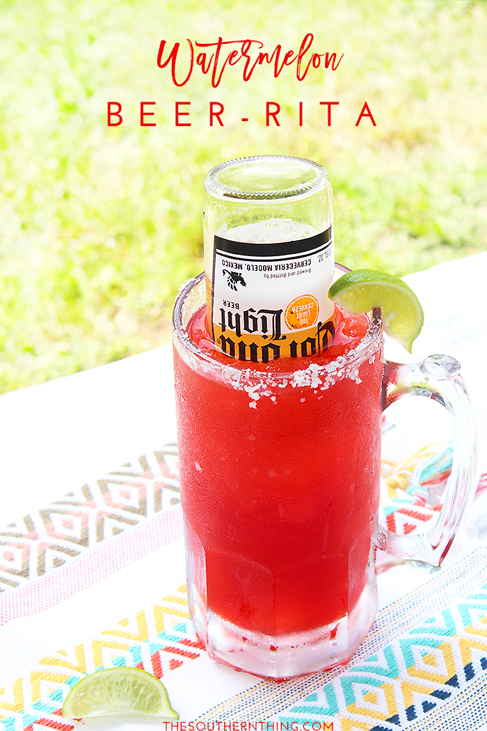 Watermelon Beer Rita | Watermelon Rita Recipe