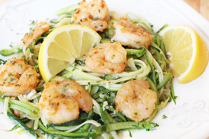 Zoodle Shrimp Scampi