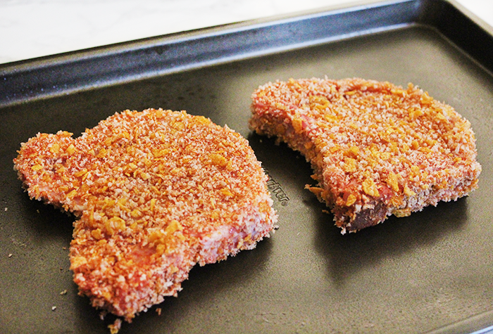 Oven Baked Breaded Pork Chops