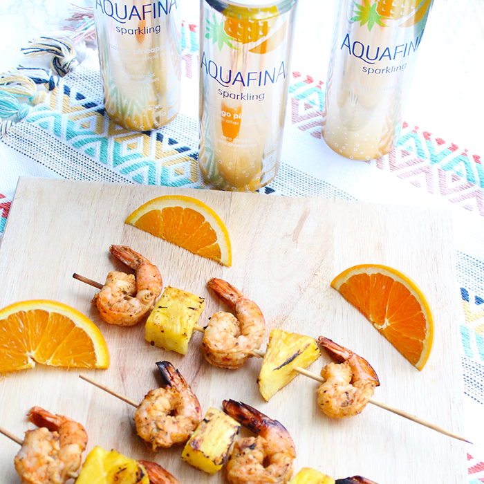 Caribbean Shrimp and Pineapple Kabobs