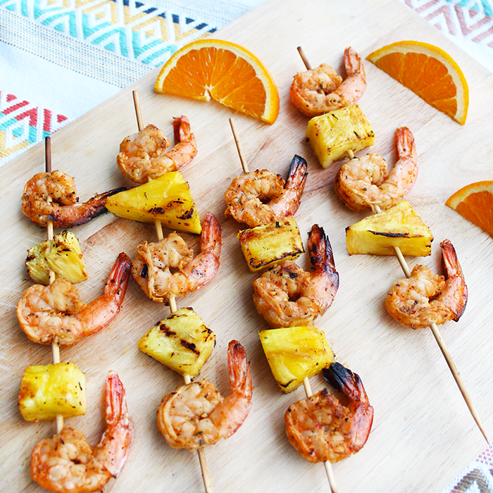 Caribbean Shrimp Skewers