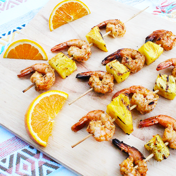 Citrus Grilled Shrimp Kabobs