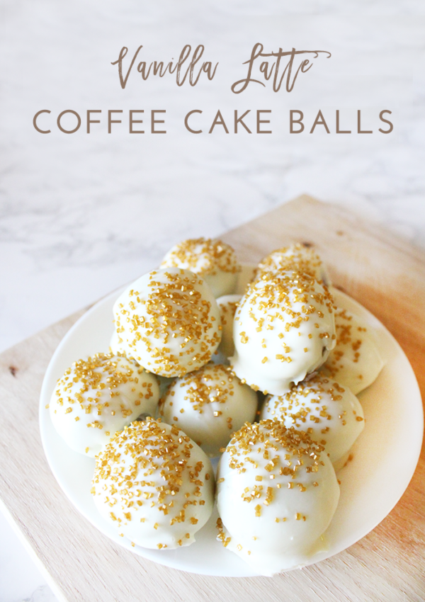 Vanilla Latte Coffee Cake Balls + 3-Step Latte Recipe