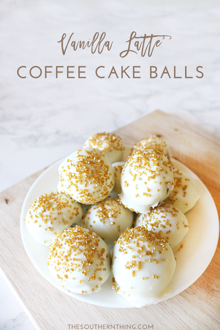 Vanilla Latte Coffee Cake Balls