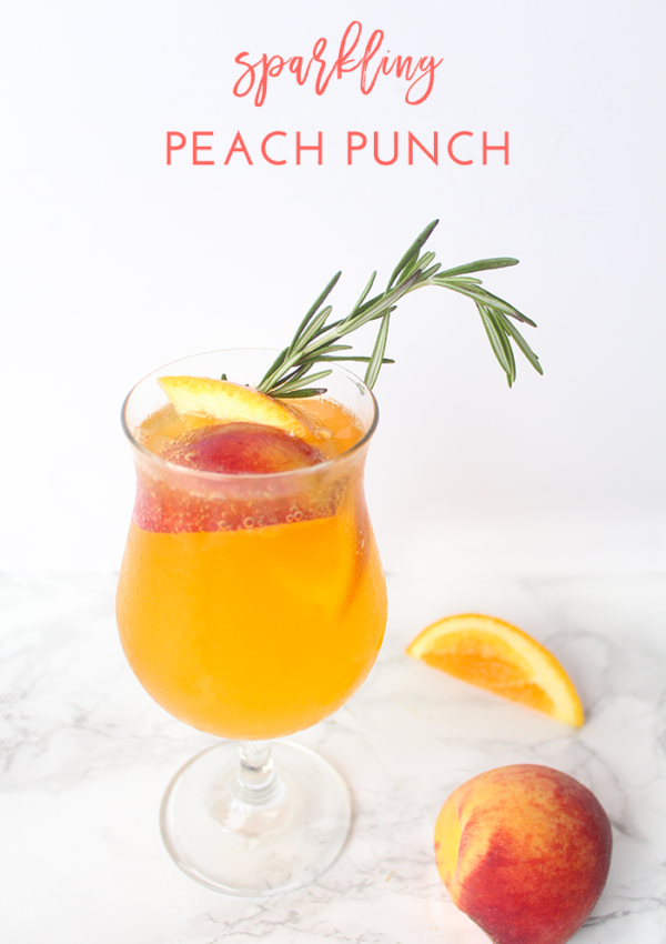 Sparkling Peach Punch