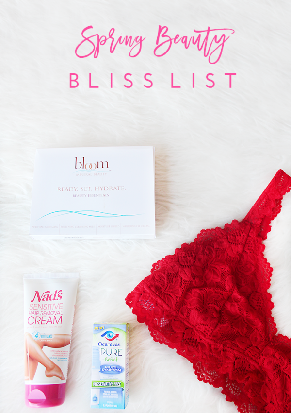 Spring Beauty Bliss List: Favorite Spring Beauty Products Round Up