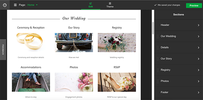 How to Build a Wedding Website