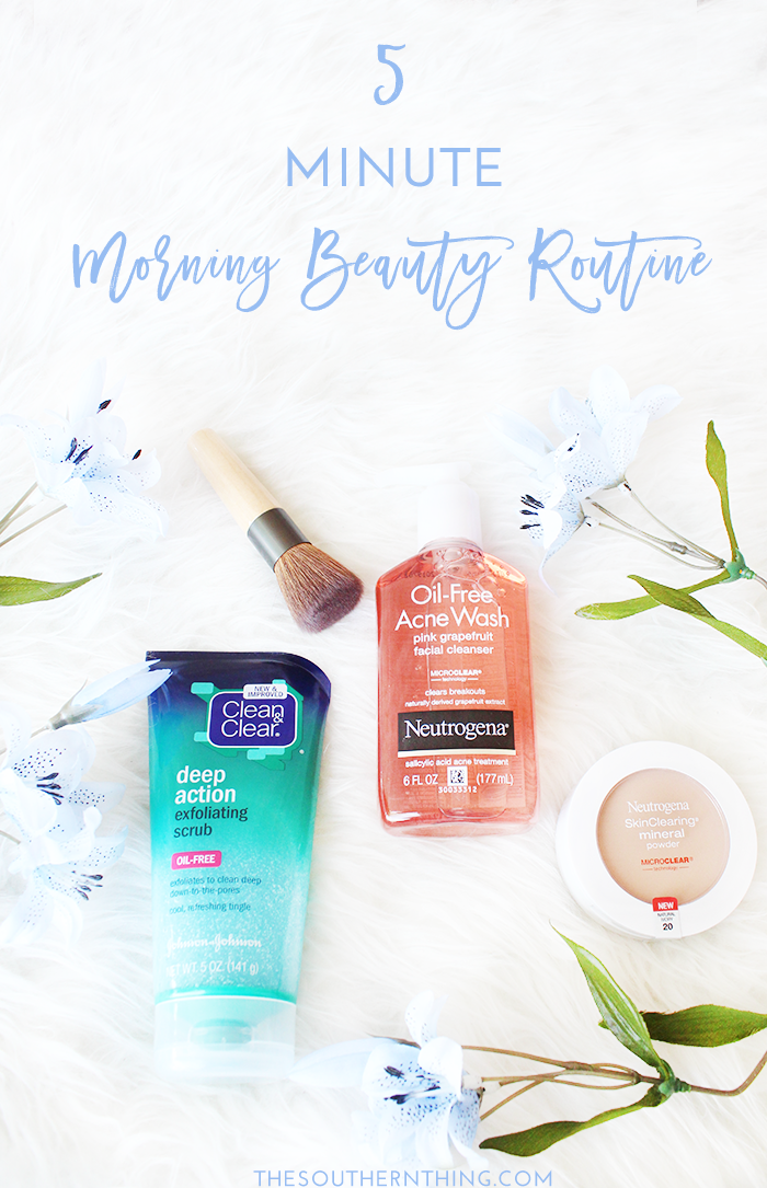 5 Minute Morning Beauty Routine