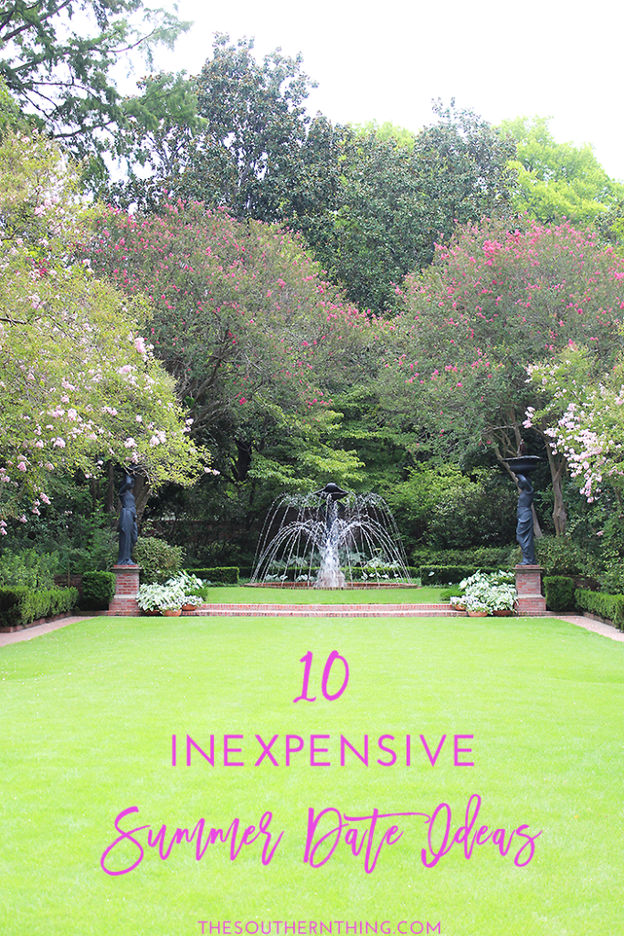 10 Inexpensive Summer Date Ideas - The Southern Thing