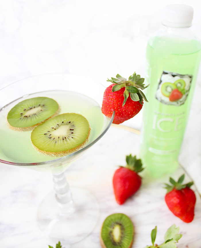 Sparkling Kiwi Strawberry Skinny Martini Recipe