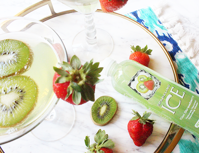 Sparkling Kiwi Strawberry Skinny Martini Recipe