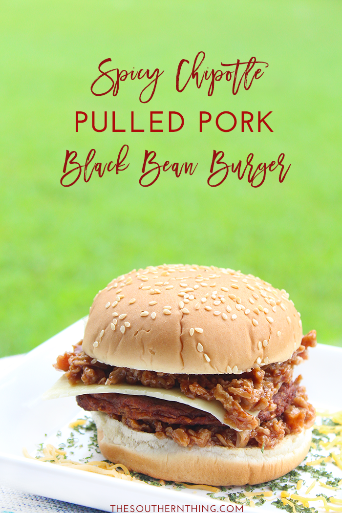 Spicy Chipotle Pulled Pork Black Bean Burger Recipe | Vegan & Vegetarian Friendly Recipe