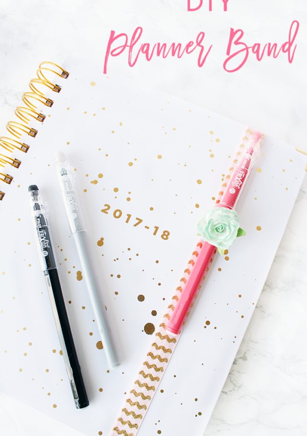 DIY Planner Band Pen Holder