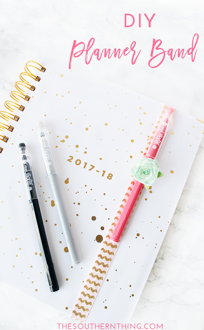 DIY Planner Band Pen Holder • The Southern Thing