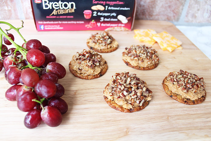 Peanut Butter Pecan Cracker Bites Recipe