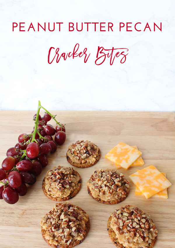 Peanut Butter Pecan Cracker Bites