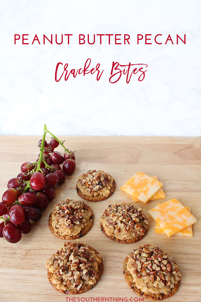 Peanut Butter Pecan Cracker Bites Recipe
