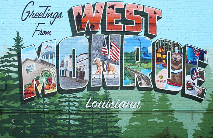 West Monroe Wall Mural - Monroe-West Monroe Travel Guide: Where to Stay, Eat, & Play in Monroe-West Monroe, Louisiana | How to Spend 48 Hours in Monroe & West Monroe