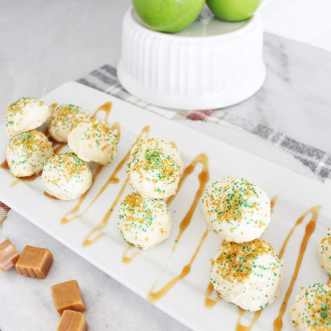 Caramel Apple Cake Truffle Balls