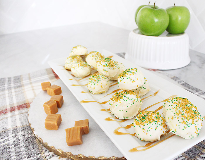 Caramel Apple Cake Truffle Balls Recipe | Fall Dessert Recipes