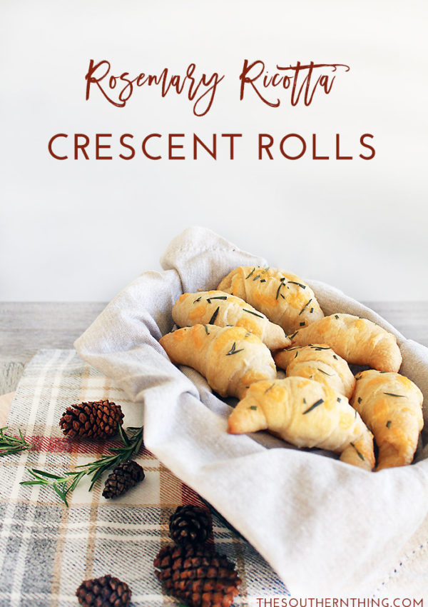 Rosemary Ricotta Crescent Rolls Side Bread Recipe | Pillsbury Crescent Rolls Recipes