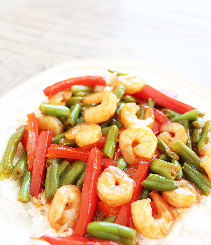 Sesame Ginger Teriyaki Shrimp Stir Fry Recipe | Easy 15-Minute Meals