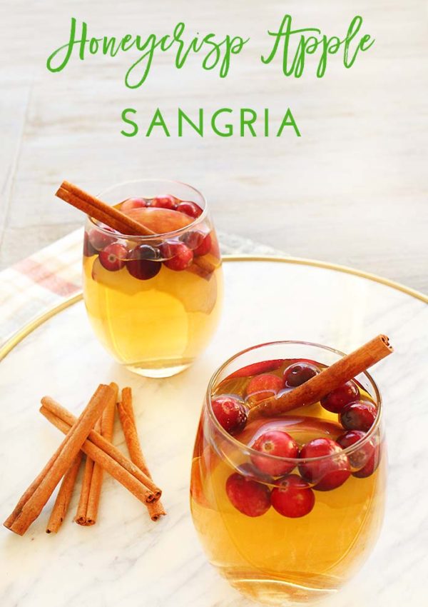 Honeycrisp Apple Sangria + Wine Giveaway