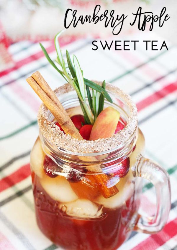 Cranberry Apple Sweet Tea