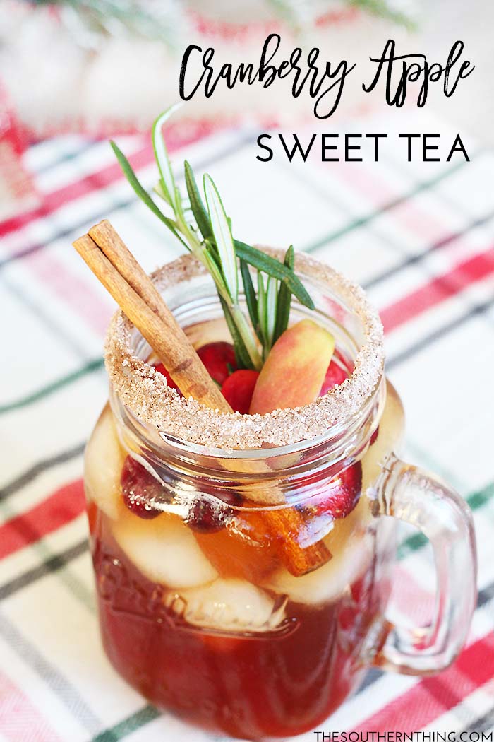 Cranberry Apple Sweet Tea Recipe