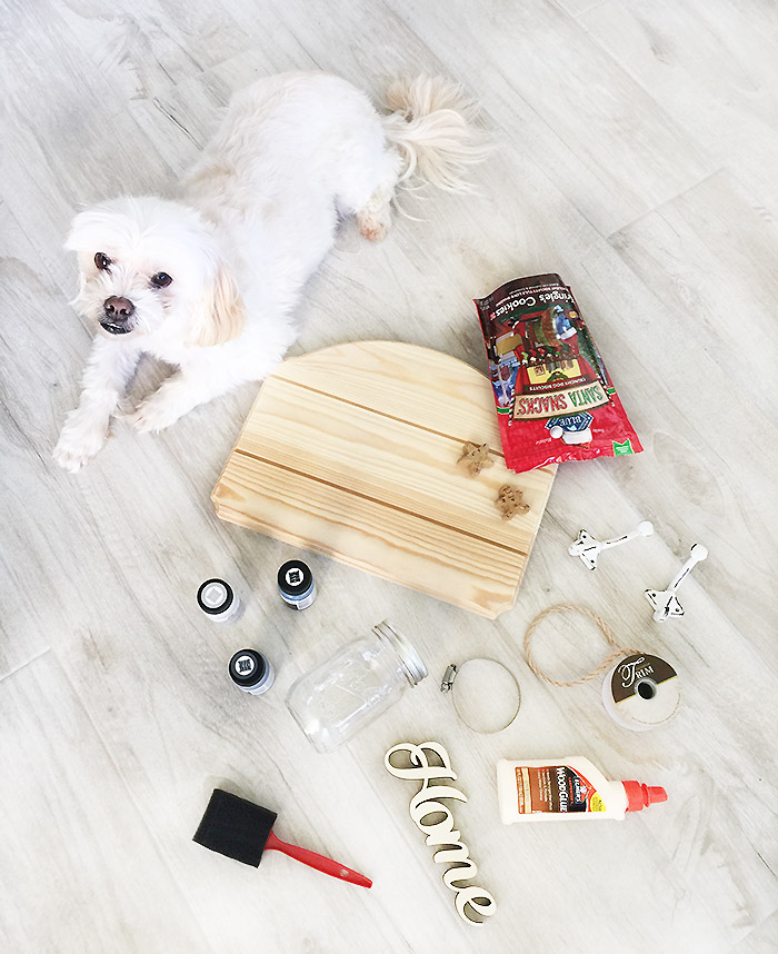 DIY Dog Treat and Leash Holder Tutorial