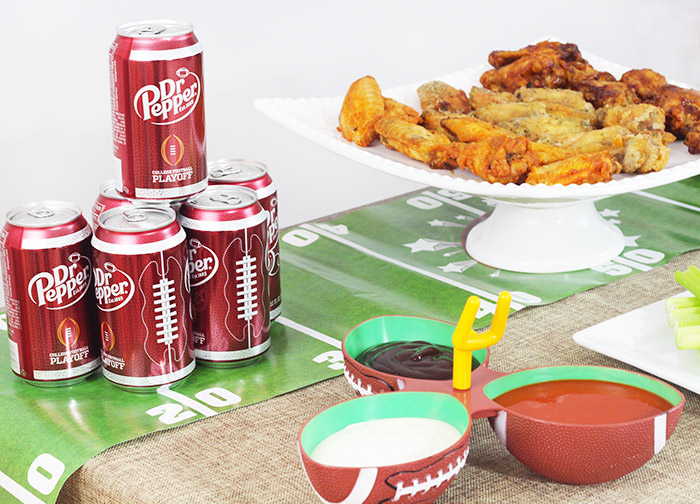 Homegating Football Party Wing Bar